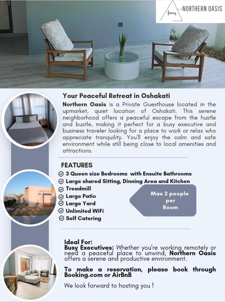 Northern Oasis Hotel Oshakati Bagian luar foto